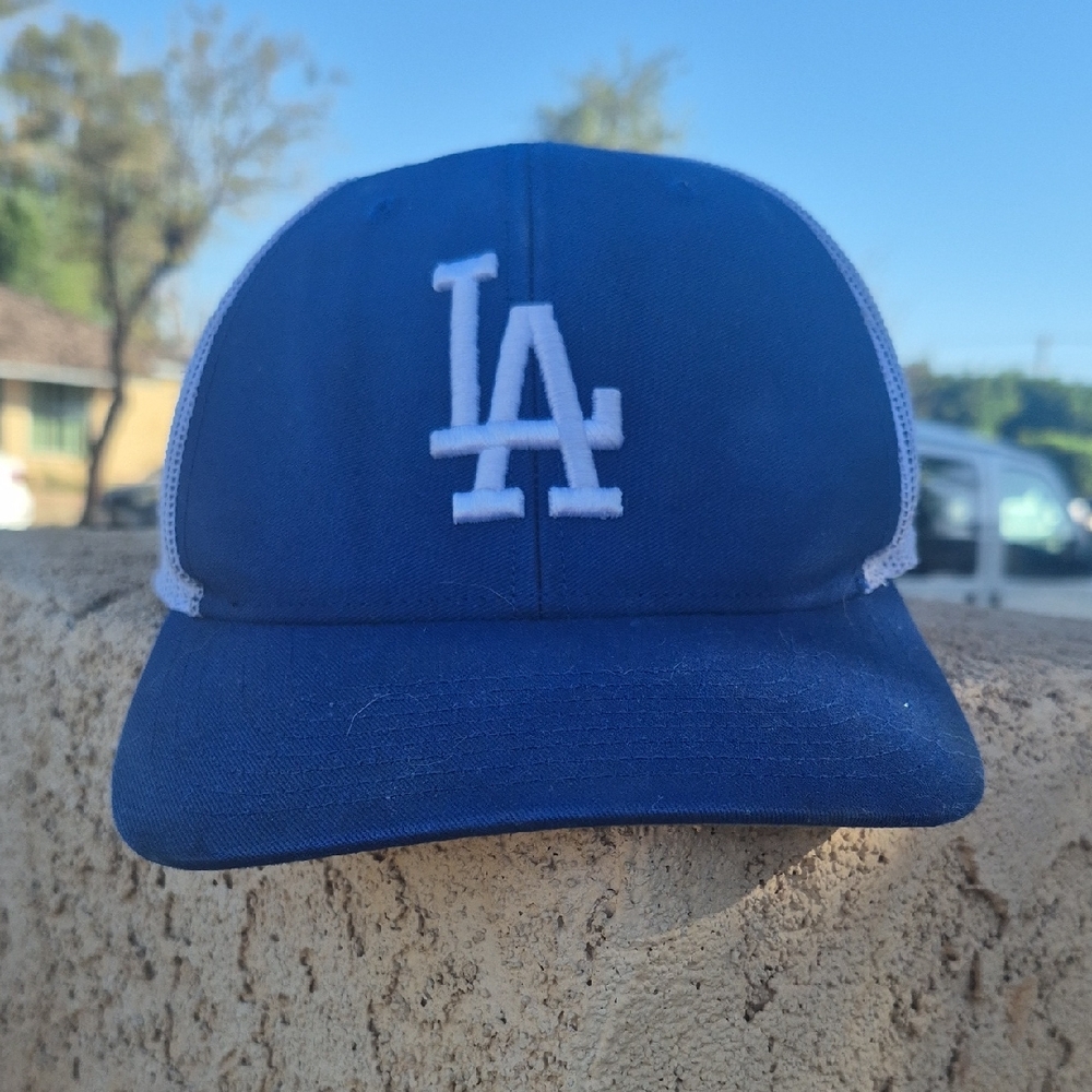 47 Brand Black and White Mesh Cap